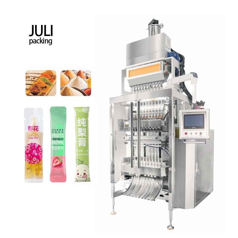 Multi-lane side sealing powder packing machine