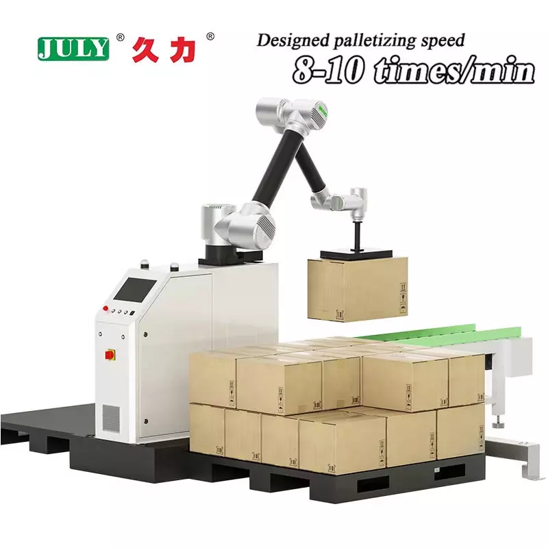 Heavy-Duty 50kg Palletizer Robot: Precision Bag & Carton Stacking at 10 Cycles/Min