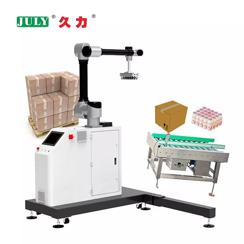 Cobot Palletizer with Suction Gripper | 30-50kg Automatic Carton Palletizing Machine
