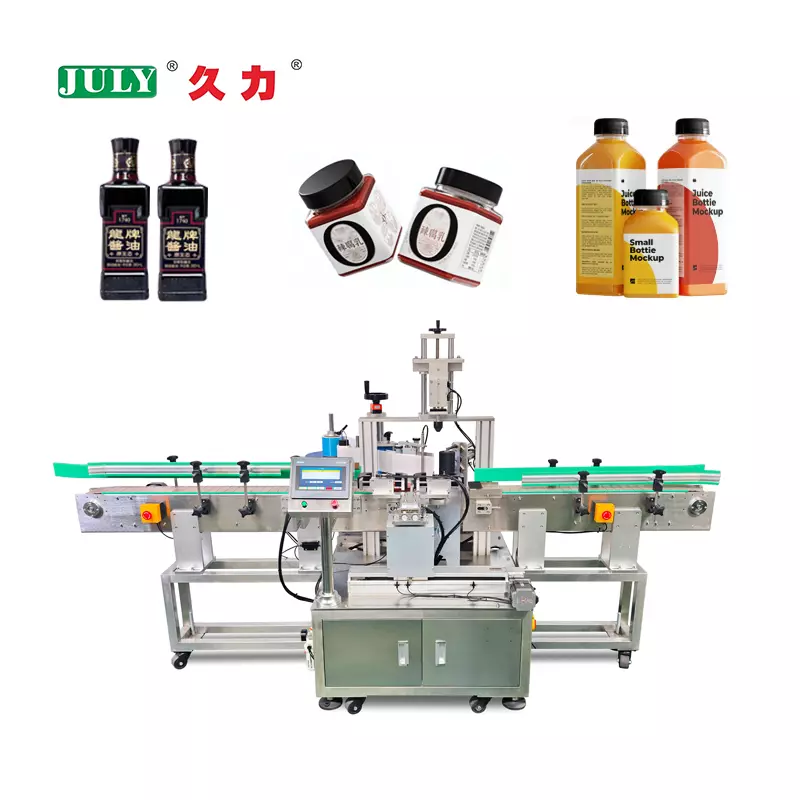 Vertical Square Bottle Labeling Machine