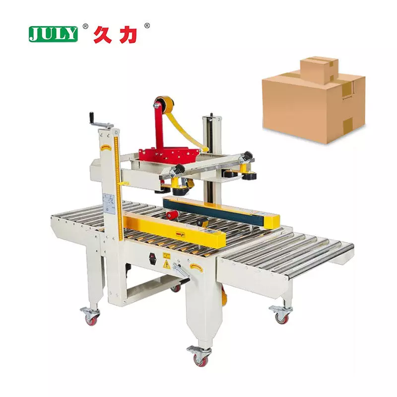 JL-FXJ4030 Semi-automatic Carton Sealer with Inkjet Print Date Carton Sealing Machine